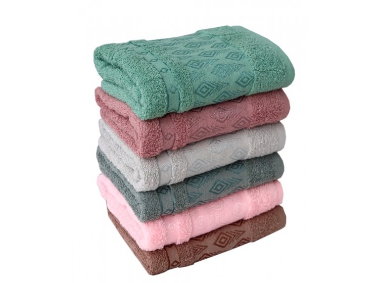 Набор махровых полотенец IzziHome. Rhombus