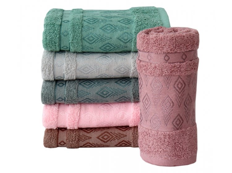 Набор махровых полотенец IzziHome. Rhombus