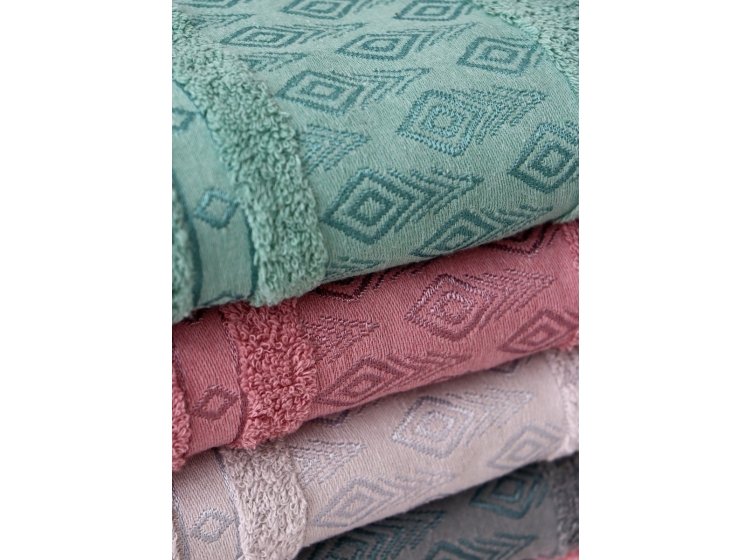 Набор махровых полотенец IzziHome. Rhombus