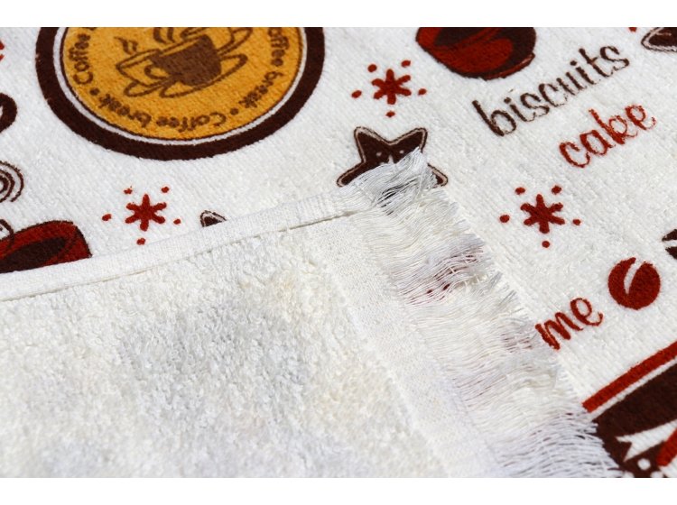 Полотенце махровое IzziHome. Кофе тайм