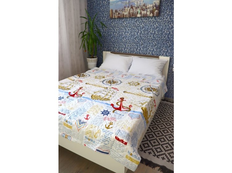 Универсальное одеяло-покрывало Lighthouse. 4 сезона Sea