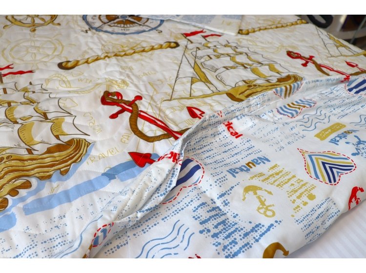 Универсальное одеяло-покрывало Lighthouse. 4 сезона Sea