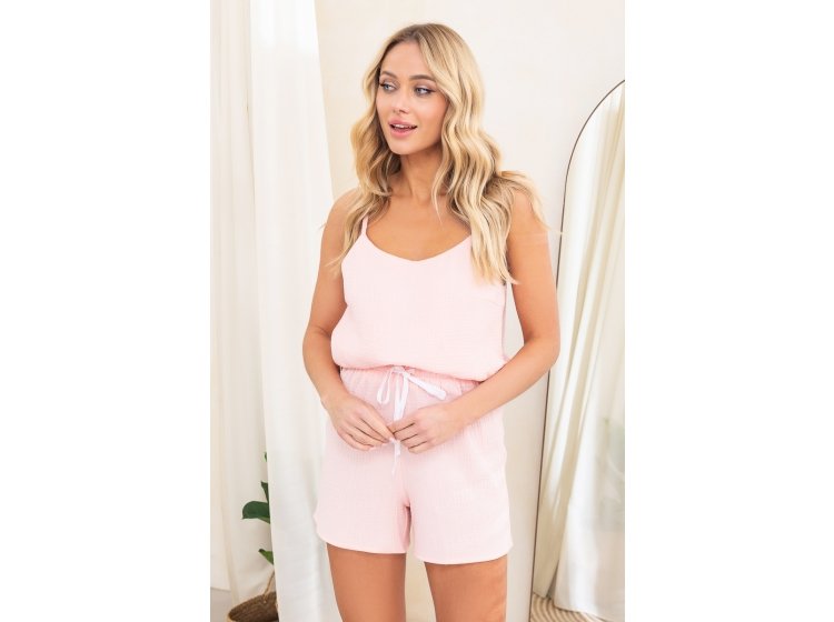 Комплект женский муслиновый German Volf. 23022-3 персиковый