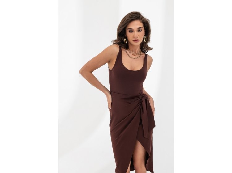 Сарафан модаловый German Volf. 23023-1 коричневого цвета