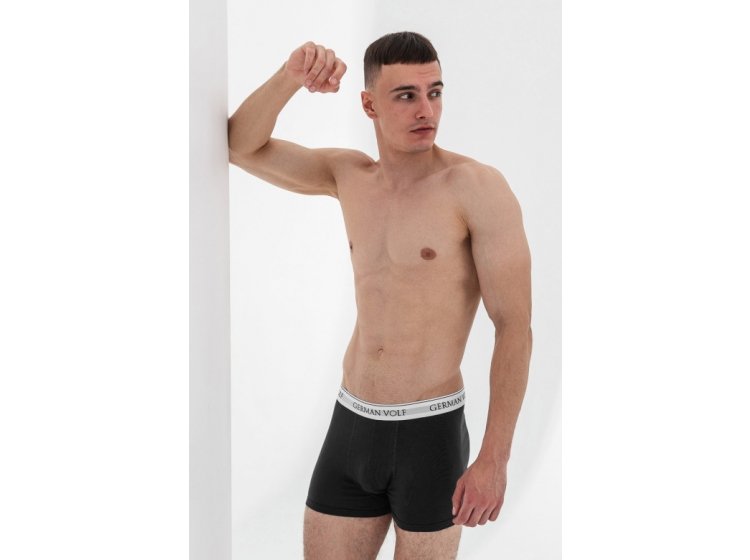 Трусы боксеры мужские German Volf. 23055 черного цвета