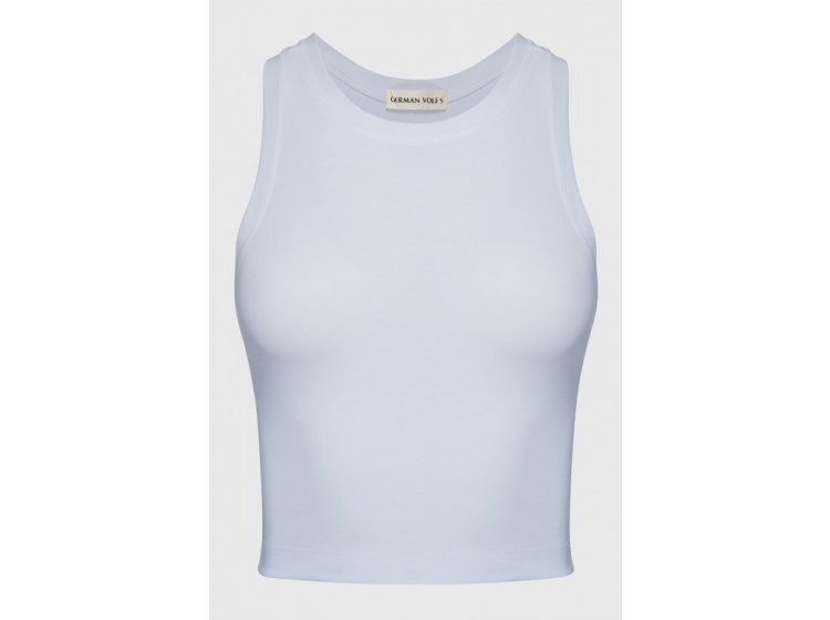 Майка боксерка женская короткая German Volf. 23096 белого цвета