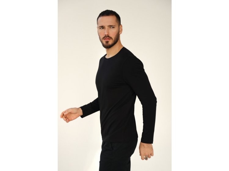 Лонгслив мужской German Volf. 23115 черного цвета