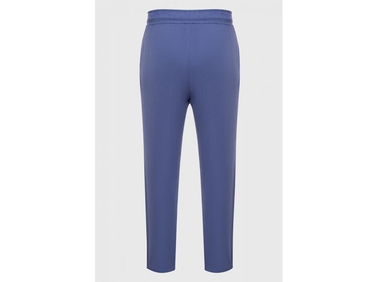 Штаны мужские муслиновые на кулиске German Volf. 23120 индиго