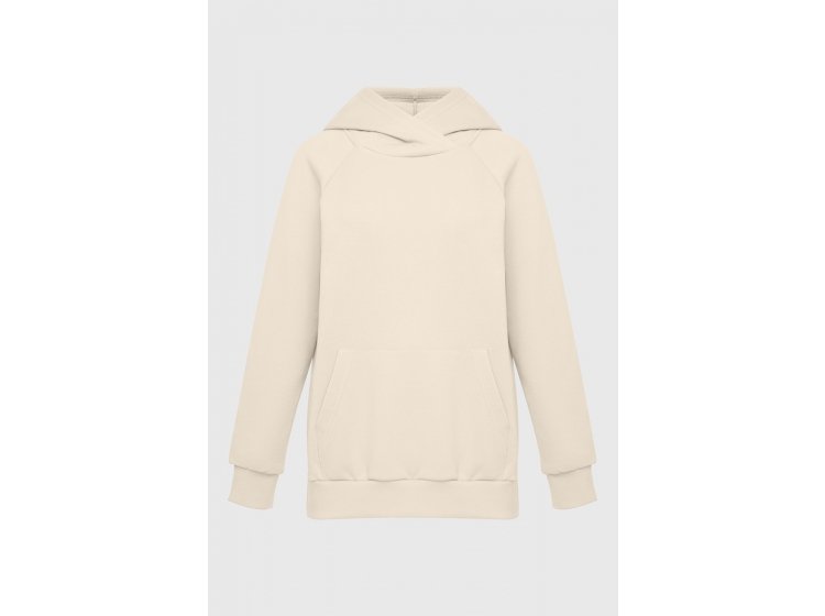 Худи с капюшоном женский German Volf. 23134 бежевого цвета