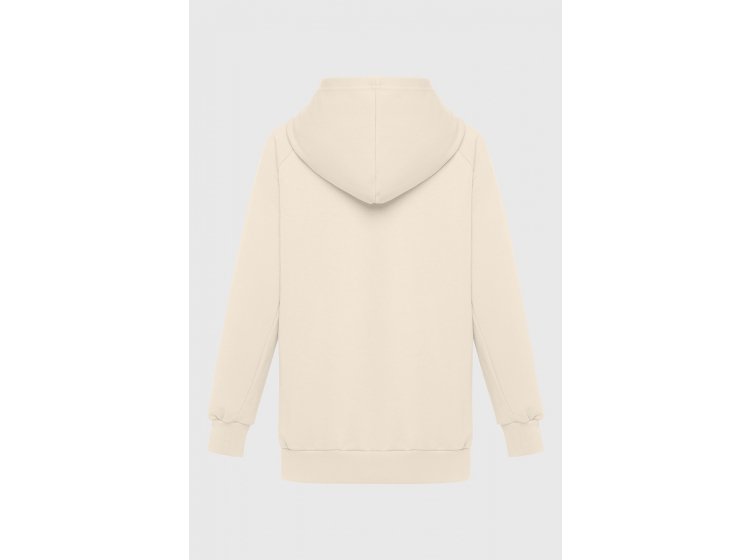 Худи с капюшоном женский German Volf. 23134 бежевого цвета