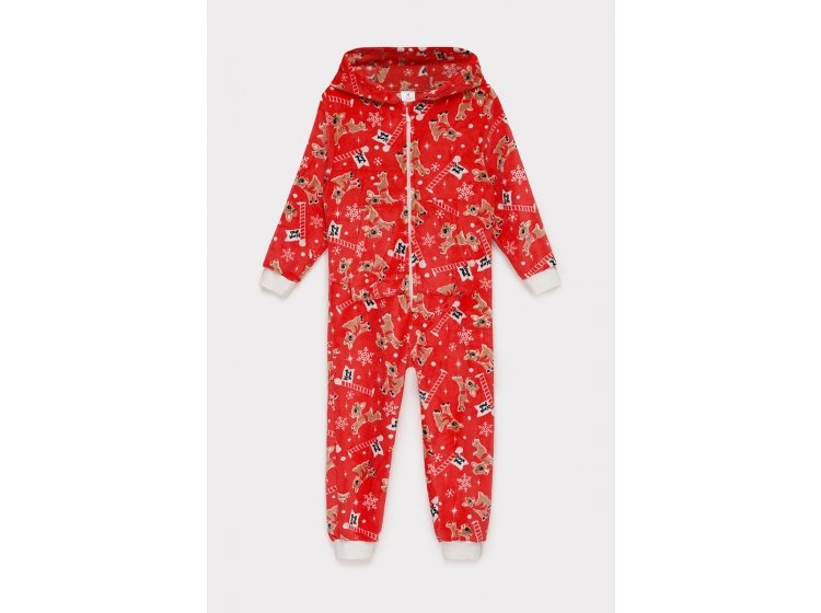 Комбинезон-слип детский German Volf. 24007 красного цвета