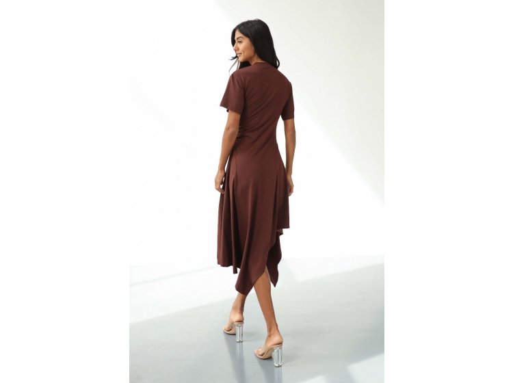 Платье модаловое German Volf. 24043 цвета шоколад