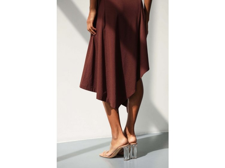 Платье модаловое German Volf. 24043 цвета шоколад