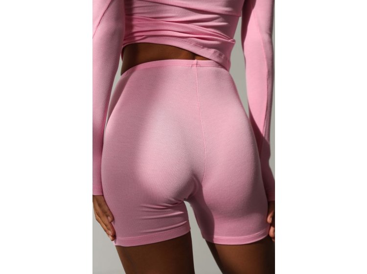 Бойшортс женские модаловый рубчик German Volf. 24112 розового цвета