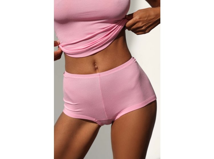 Трусы-брифы женские модаловый рубчик German Volf. 24115 розового цвета