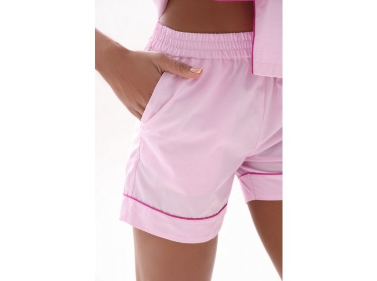 Пижамный комплект German Volf. 24160 хлопок розового цвета