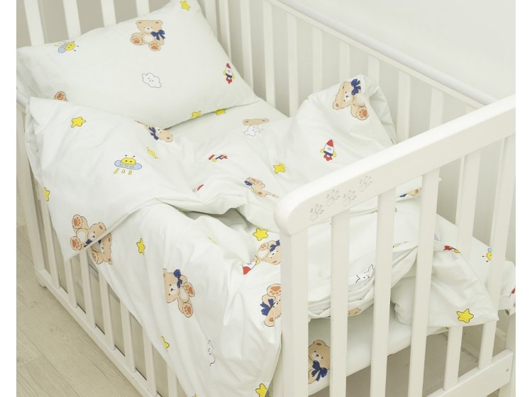 Постельное белье в детскую кроватку Viluta. Ранфорс 25361