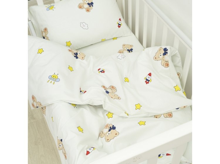 Постельное белье в детскую кроватку Viluta. Ранфорс 25361