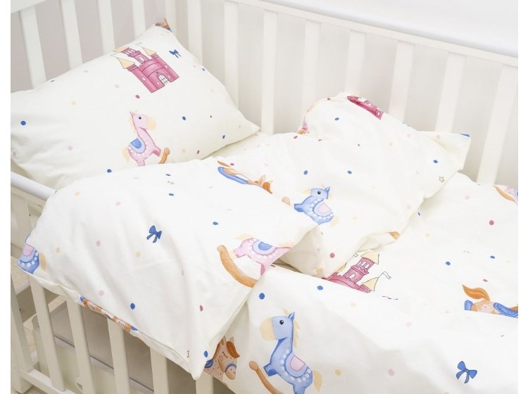 Постельное белье в детскую кроватку Viluta. Ранфорс 25368
