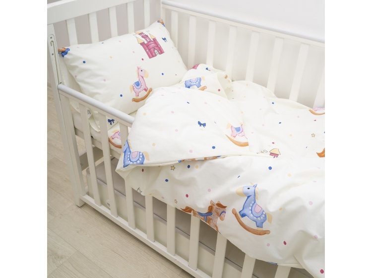 Постельное белье в детскую кроватку Viluta. Ранфорс 25368