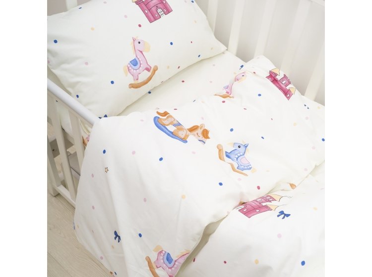 Постельное белье в детскую кроватку Viluta. Ранфорс 25368