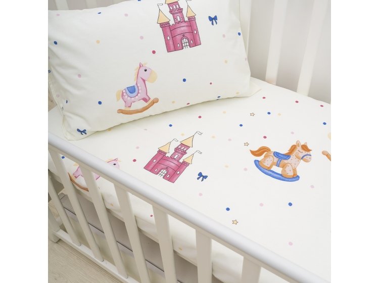Постельное белье в детскую кроватку Viluta. Ранфорс 25368