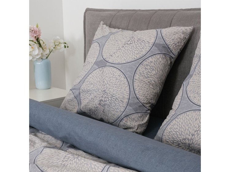 Постельное белье Isleep. Ранфорс 25391 простынь на резинке