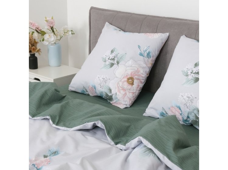 Постельное белье Isleep. Ранфорс 25414 простынь на резинке