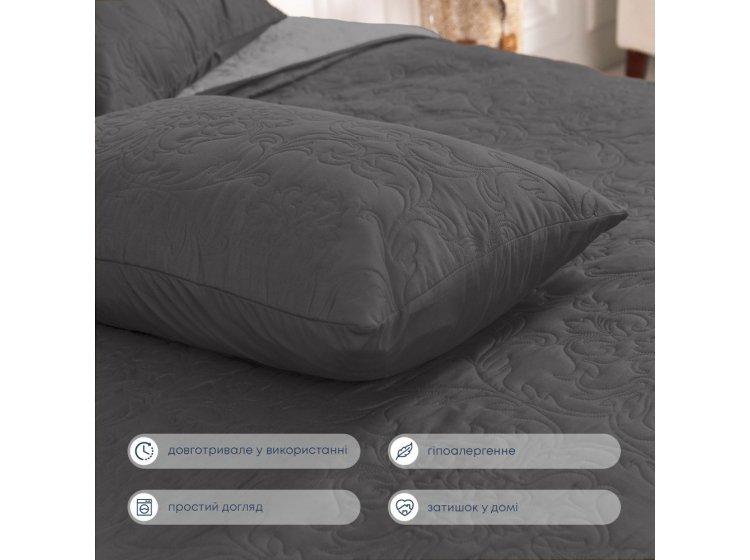 Покрывало ТЕП. Vintage Серое аравийская ночь