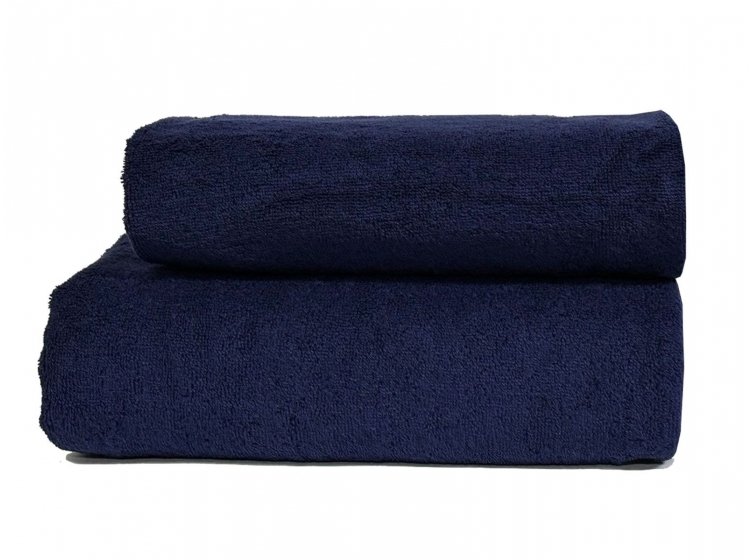 Полотенце Parisa. Flat Cotton темно-синего цвета