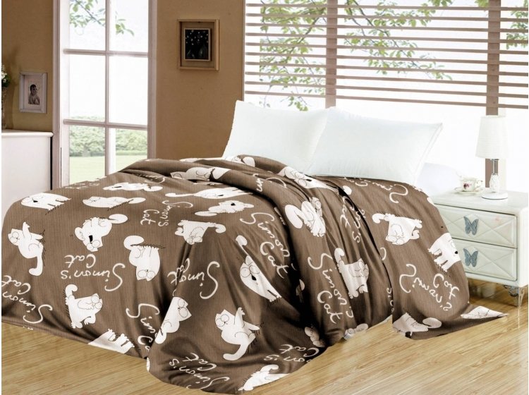 Плед Велсофт Sofia. Simon's Cat (СПЛ-067)