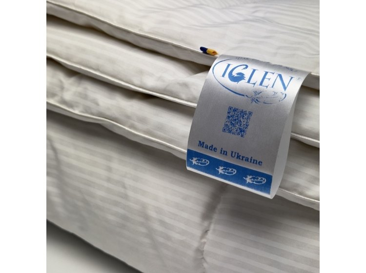 Одеяло "Iglen" 100% пух стеганное детское зимнее, 110х140 см