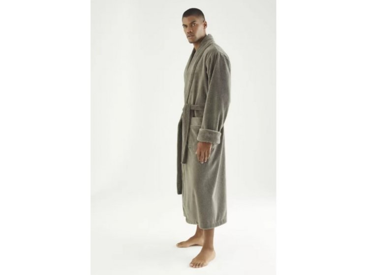 Халат мужской махровый бамбуковый Nusa. 7235 Haki