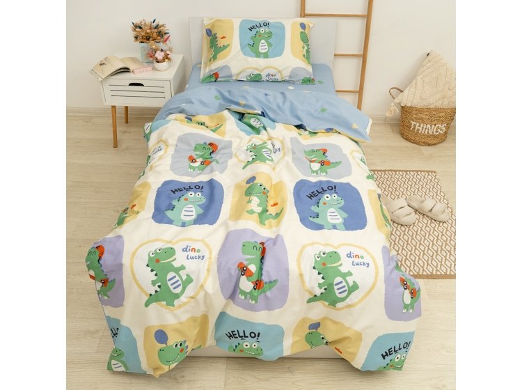 Подростковое постельное белье Viluta. Сатин 732 Динозаврики