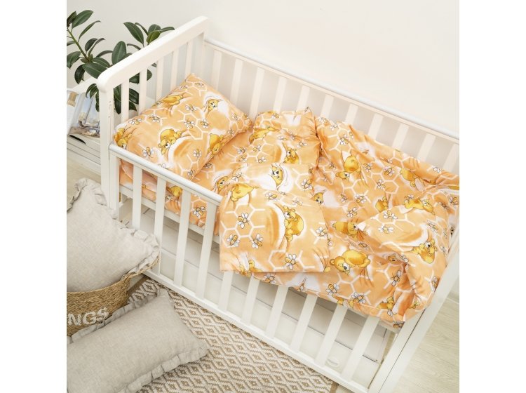 Постельное белье в детскую кроватку Viluta. 7823 оранжевый