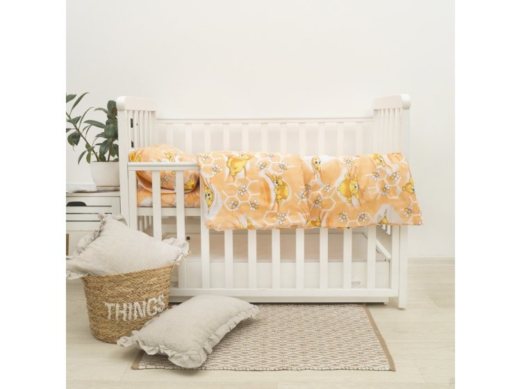 Постельное белье в детскую кроватку Viluta. 7823 оранжевый