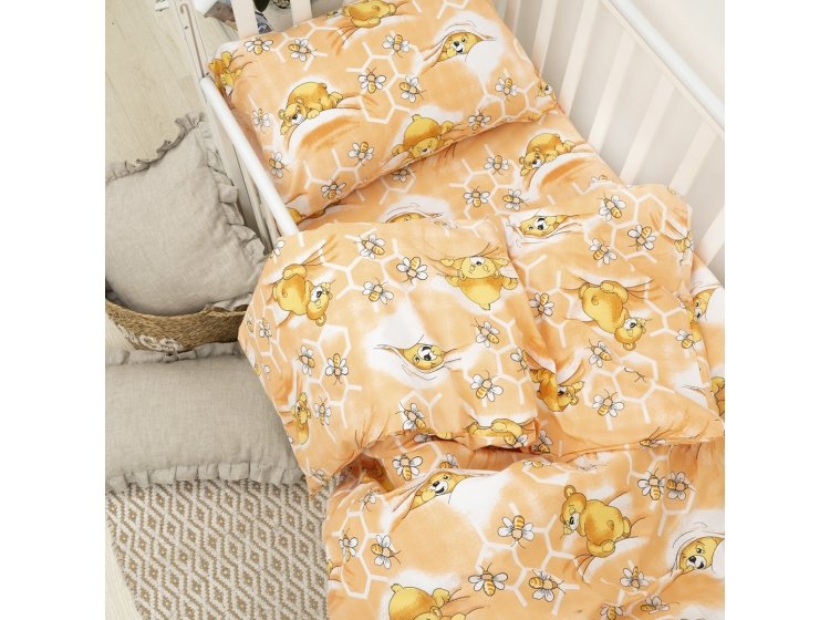 Постельное белье в детскую кроватку Viluta. 7823 оранжевый