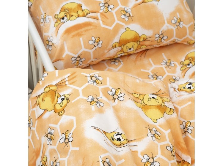 Постельное белье в детскую кроватку Viluta. 7823 оранжевый