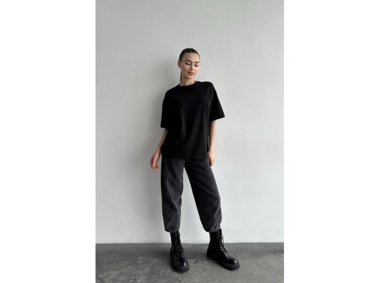 Футболка женская базовая German Volf. 24042 черного цвета