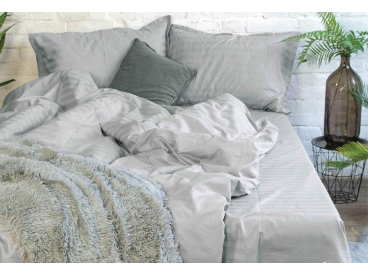 Постельное белье Viluta. Сатин страйп 80