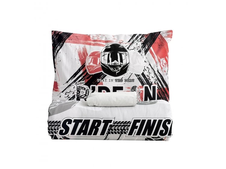 Постельное белье Altinbasak.  Ранфорс 3D Corsa