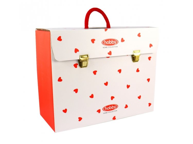 Покрывало-простынь махровое Hobby. Lubow/Love Microcotton. Упаковка