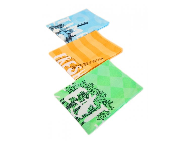 Набор кухонных хлопковых полотенец Maisonette. Health