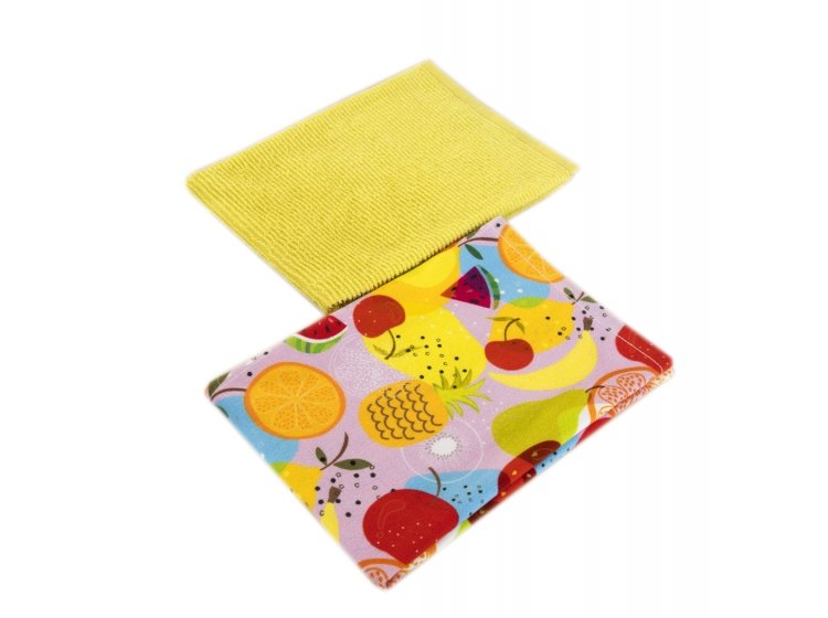 Набор кухонных полотенец Maisonette. Fruit желтого цвета