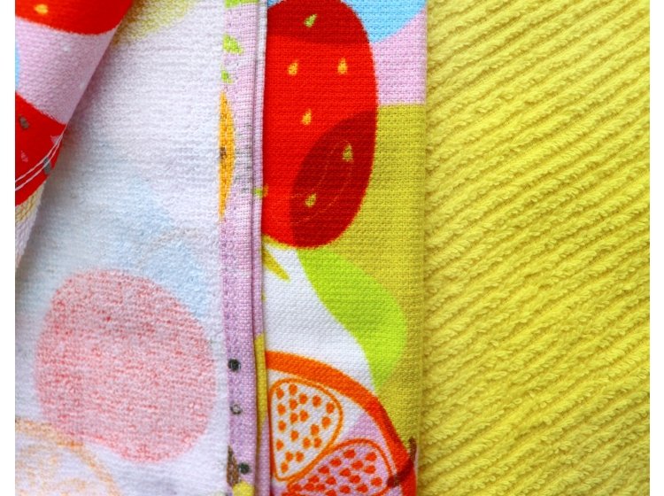 Набор кухонных полотенец Maisonette. Fruit желтого цвета