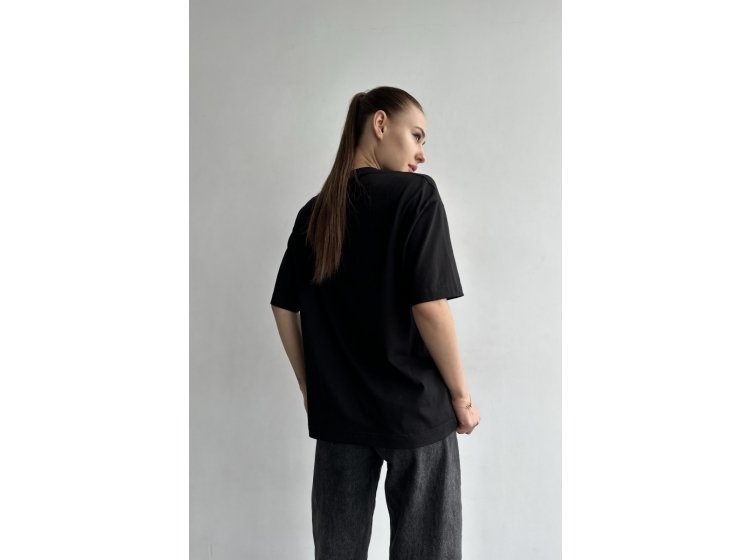 Футболка женская базовая German Volf. 24042 черного цвета