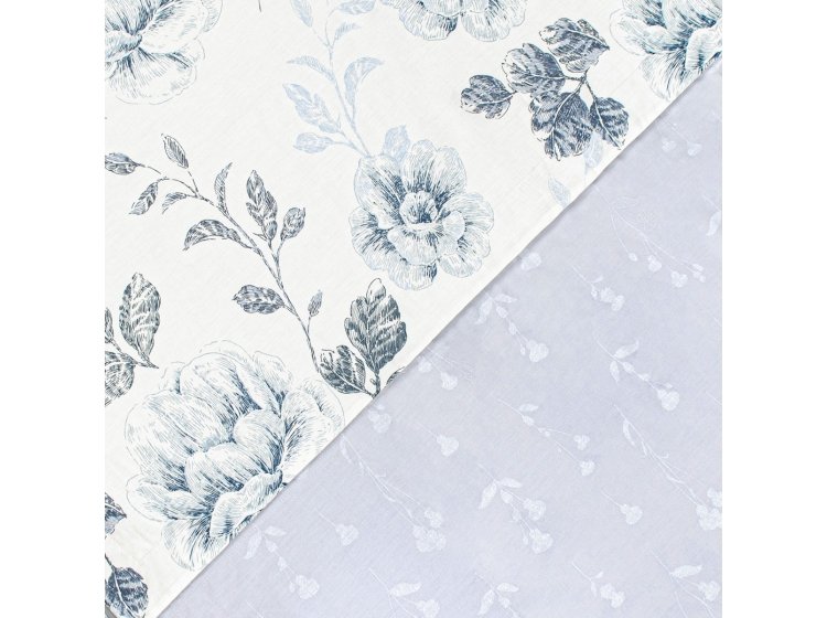 Постельное белье Home Line. Сатин Квітковий Блюз