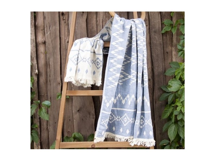 Пляжное полотенце Barine. Pestemal Kilim Denim