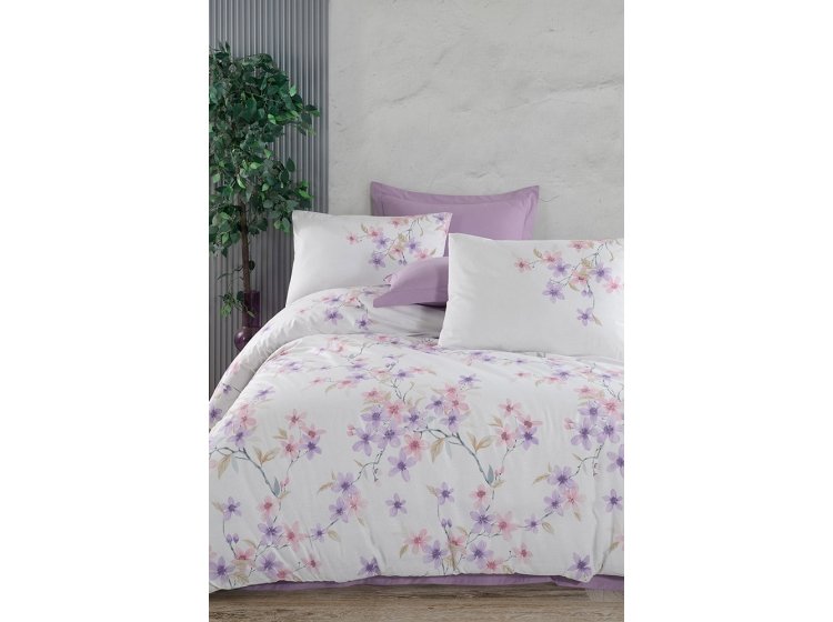 Постельное белье Altinbasak.  Ранфорс  Lava puce