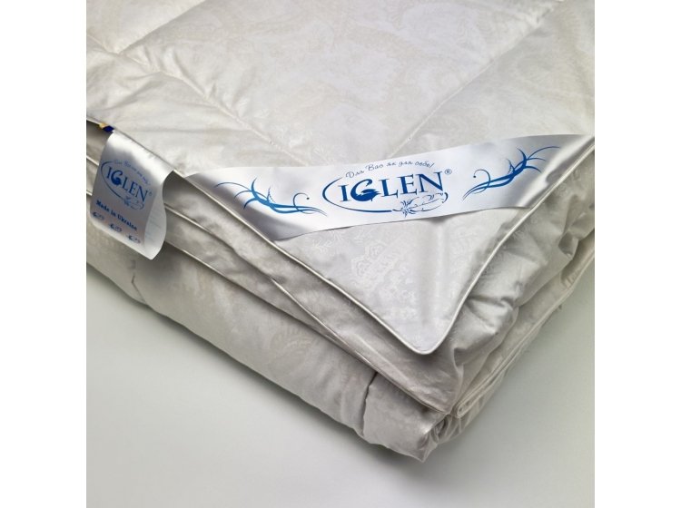 Одеяло "Iglen" 100% пух стеганное детское зимнее, 110х140 см